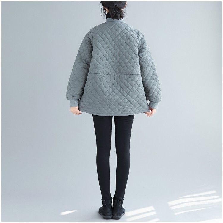 [ORDER] Áo khoác nữ bigsize chần bông dáng bomber trẻ trung (fit 90kg) - Có ảnh thật | BigBuy360 - bigbuy360.vn