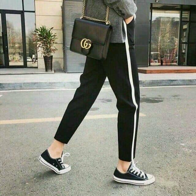Quần Jogger Thể Thao 1 sọc,2 Sọc, 3 sọc Suông Chất poly 2 da không nhăn Có Bigsize