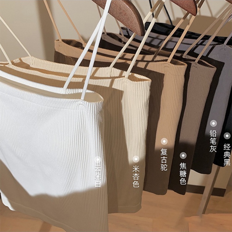 DUNEA Áo hai dây cố định có mút đệm ngực thời trang quyến rũ cho nữ