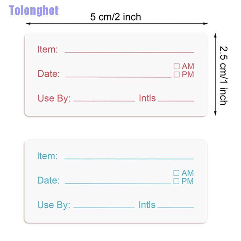 Cuộn 500 Miếng Dán Trang Trí Cửa Hàng Thức Ăn
