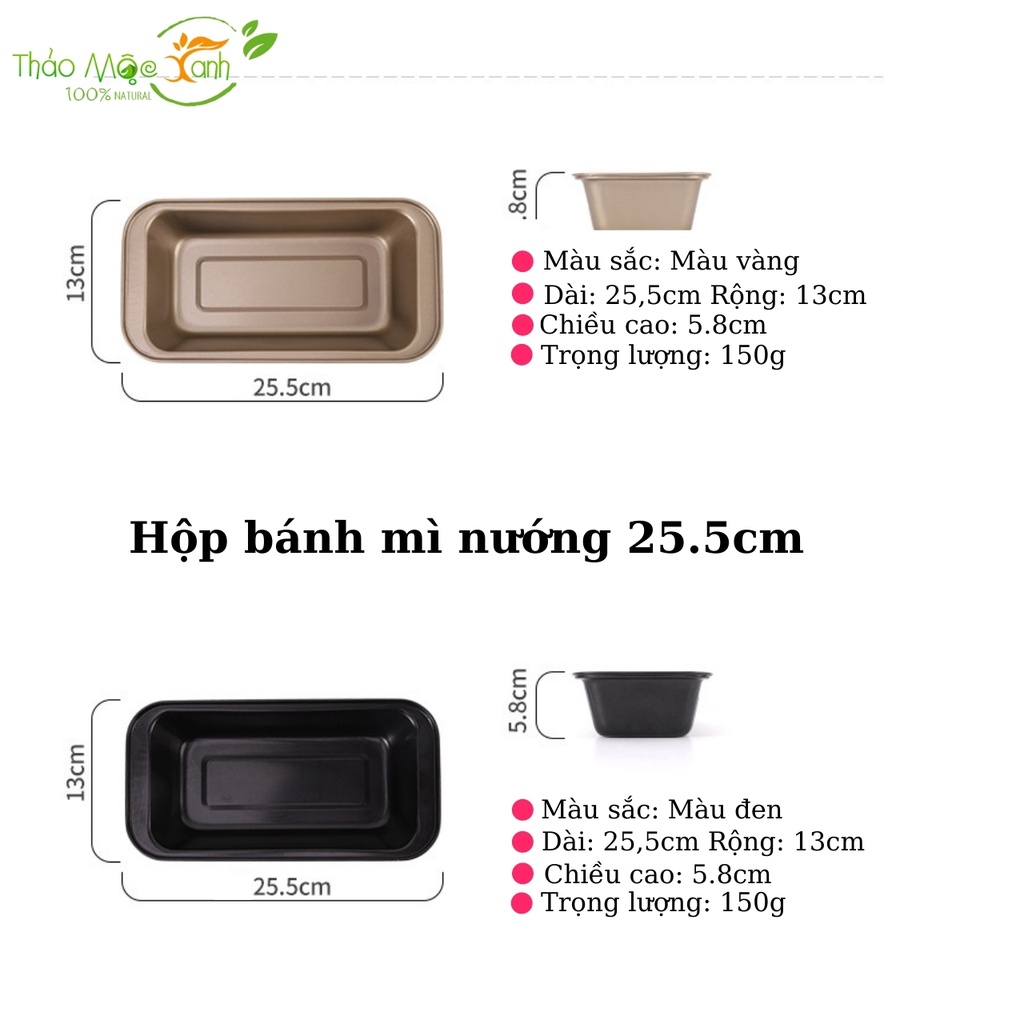 Set 5 Khuôn Nướng Bánh Chống Dính Cao Cấp Chất Liệu Thép Carbon