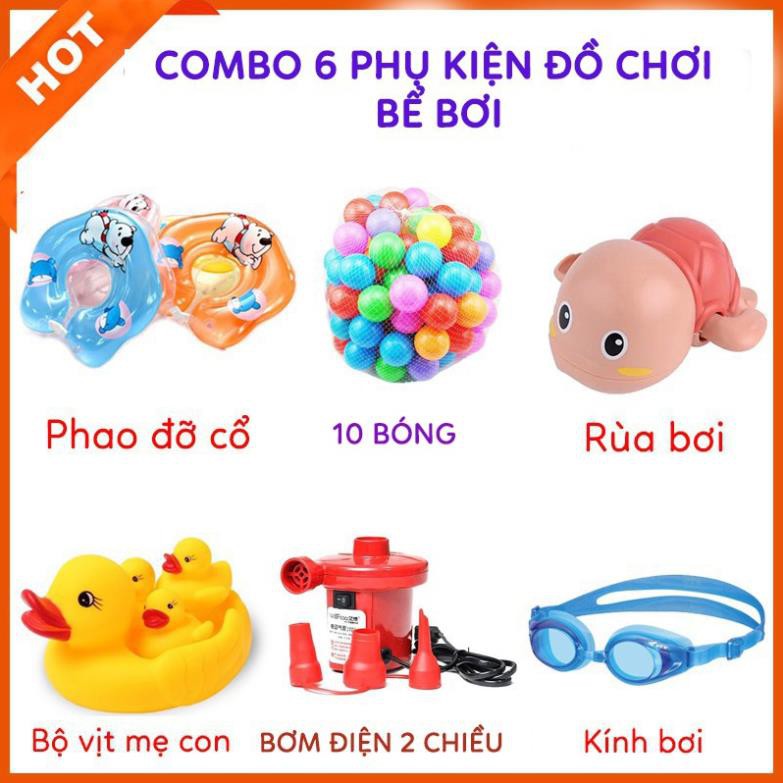 [xả kho] Bể Bơi Cho Bé, 1m5, hồ bơi cho bé Bơm Hơi Tại Nhà Chống Trượt An Toàn Cho Bé