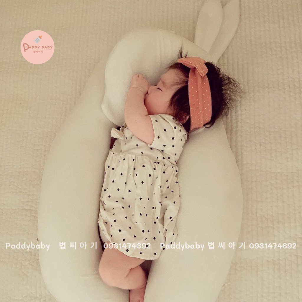 Gối chắn thỏ đa năng Raras nội địa Hàn cho bé - Made in Korea