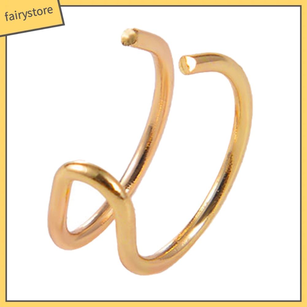 1 Khuyên Vành Tai Thiết Kế Tối Giản Cho Nữ