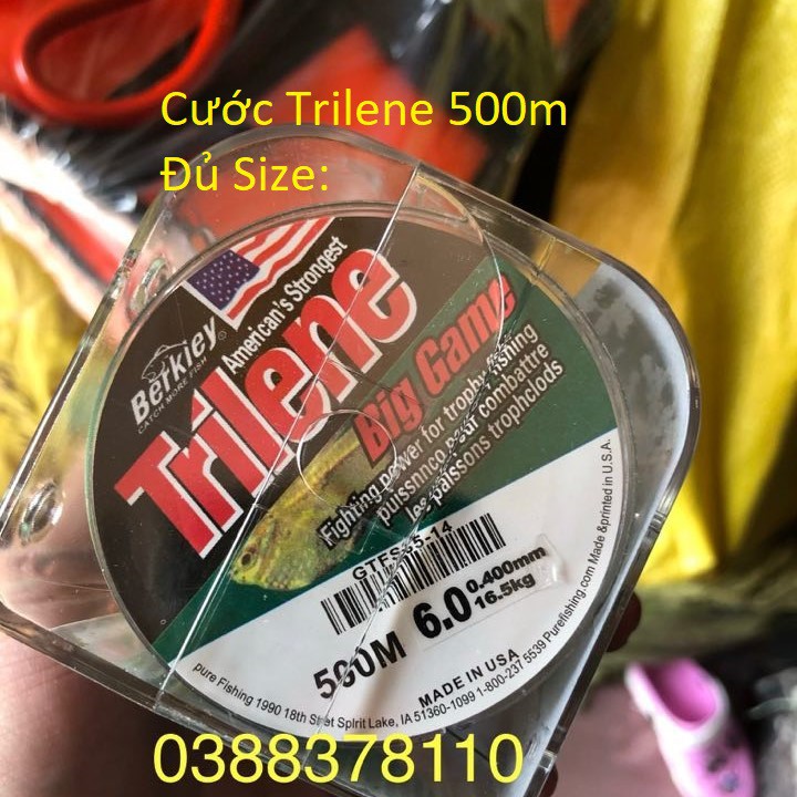 Dây Cước Trilene - BigGame 500m, Dây Câu Cá - DCC 2