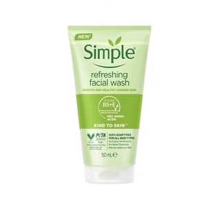 Sữa Rửa Mặt Dạng Gel Simple Kind To Skin Refreshing Facial Wash
