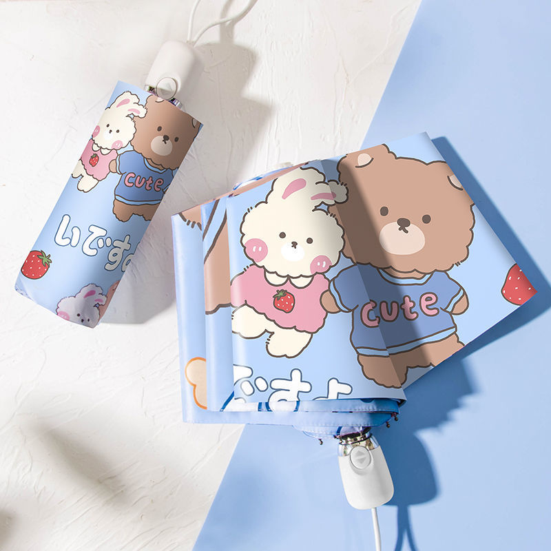 Dù bật đóng tự động mini chống tia cực tím dễ thương