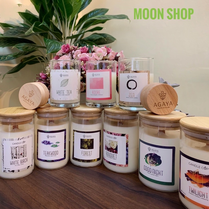 Nến thơm AGAYA/ Candle cup- mùi GOODNIGHT - 100% thành phần thiên nhiên, thư giãn.