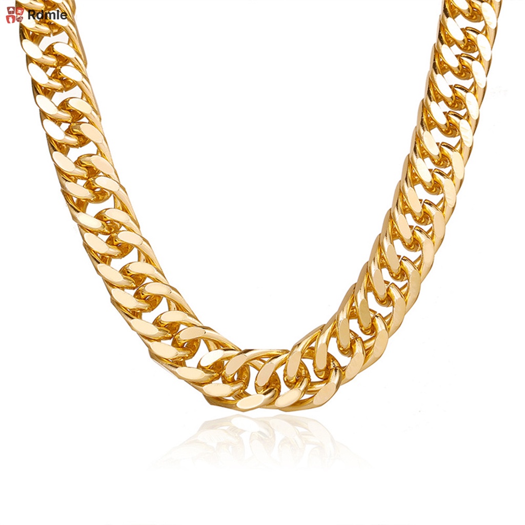 Vòng cổ Kim Loại Dày Phong Cách Hip Hop Cá Tính Dành Cho Nam Và Nữ