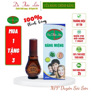 Quà tặng 3 chiếc khẩu trang tinh dầu răng miệng sâu răng hôi miệng dạ thảo liên