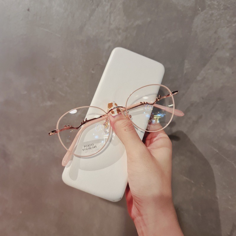 Gọng kính cận nữ, form vừa kim loại cứng cáp Tiệm của thỏ 8233 | BigBuy360 - bigbuy360.vn