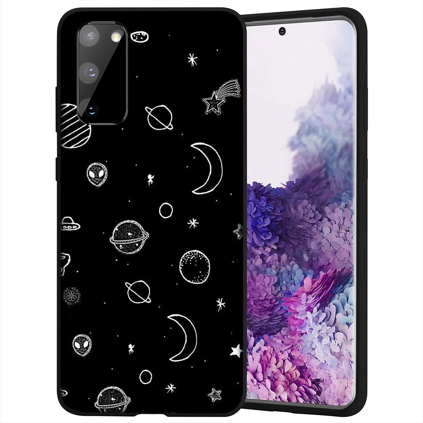 Ốp điện thoại silicon mềm hình hành tinh/mặt trăng cho Samsung Galaxy A9 A8 A7 A6 Plus J8 2018+ A21S A70 M20 A6+ A8+ 6+