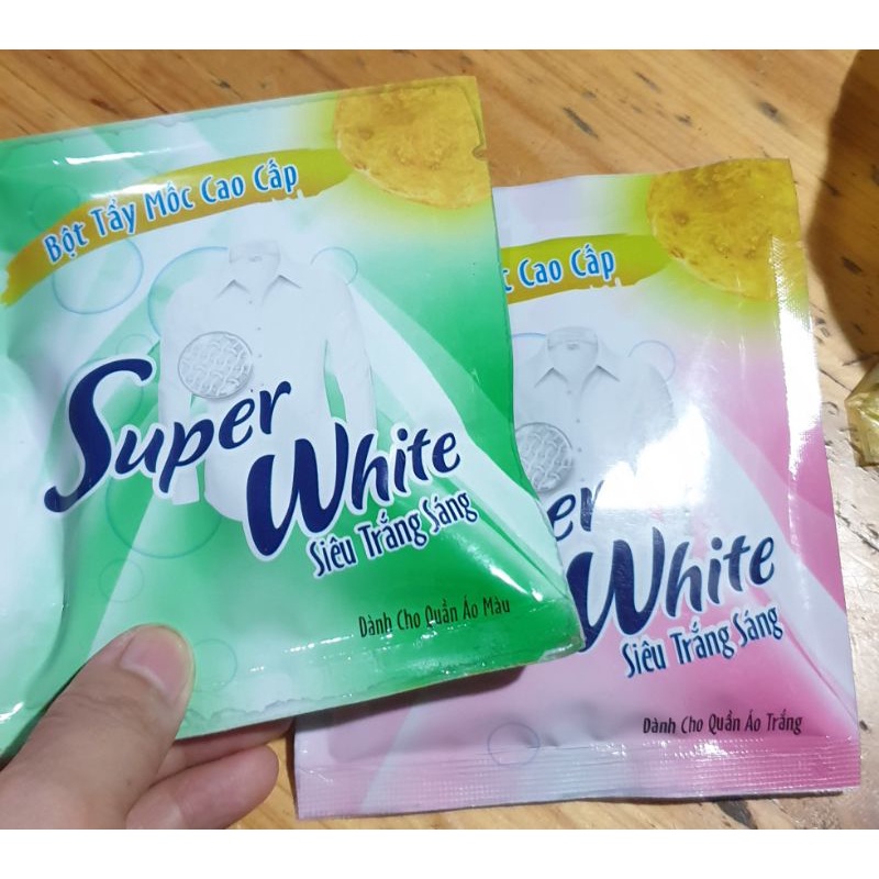 Bột tẩy mốc quần áo super white