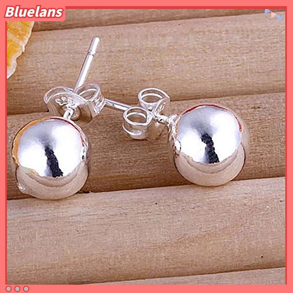 Khuyên tai tròn bằng thép không gỉ thời trang