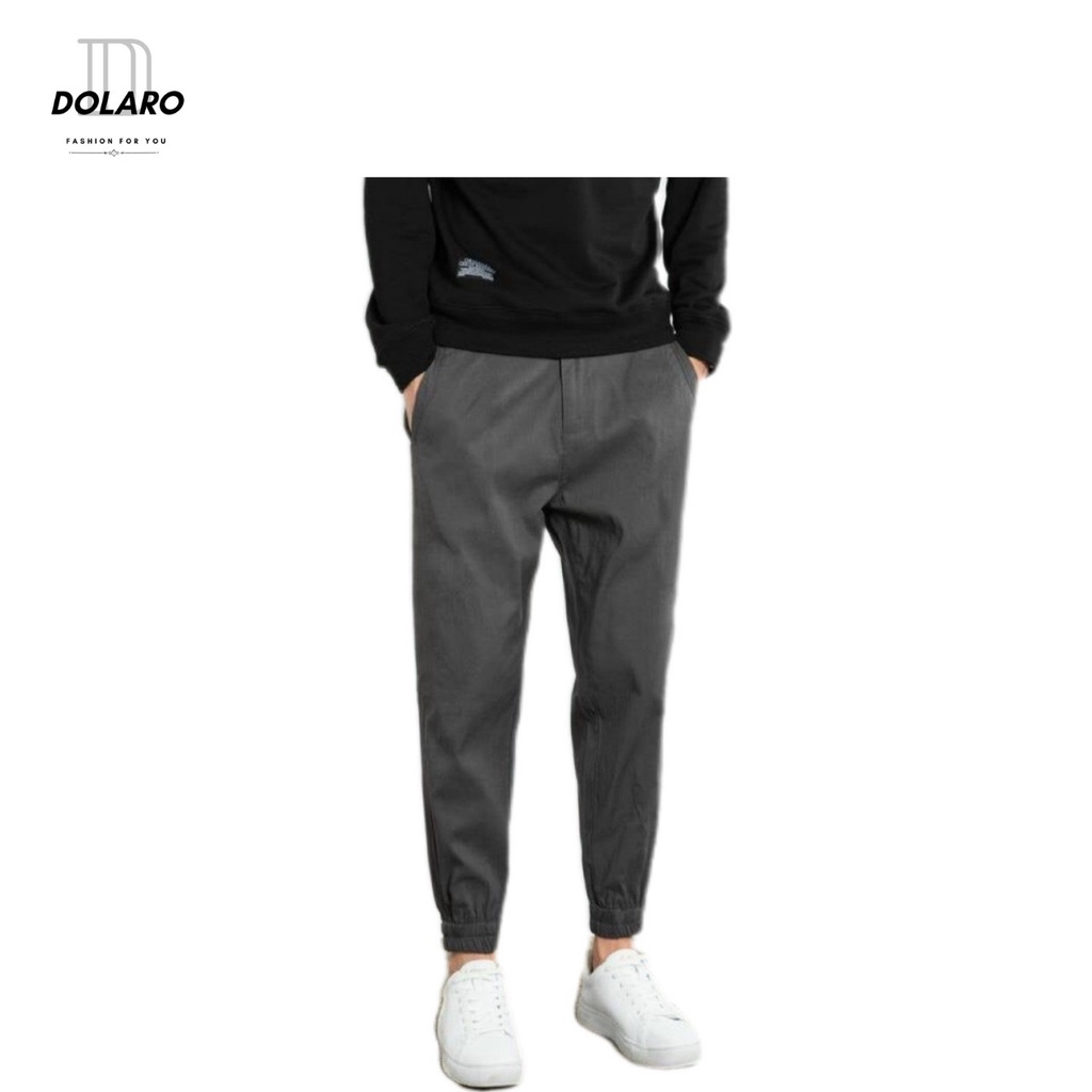 [Mã FATOP12 giảm 30K đơn 150K] Quần kaki jogger DOLARO FASHION FOR YOU chất dày dặn mềm mịn