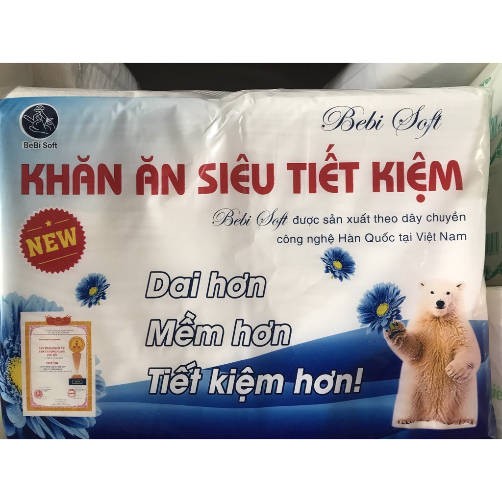 Giấy Ăn/ Giấy Rút Đa Năng Dùng  Bebi Soft