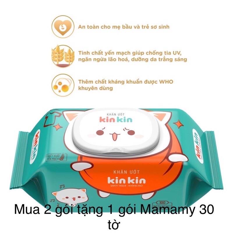 [tặng 12 gói 30] COMBO 24 GÓI KINKIN 100 TỜ KHÔNG HƯƠNG