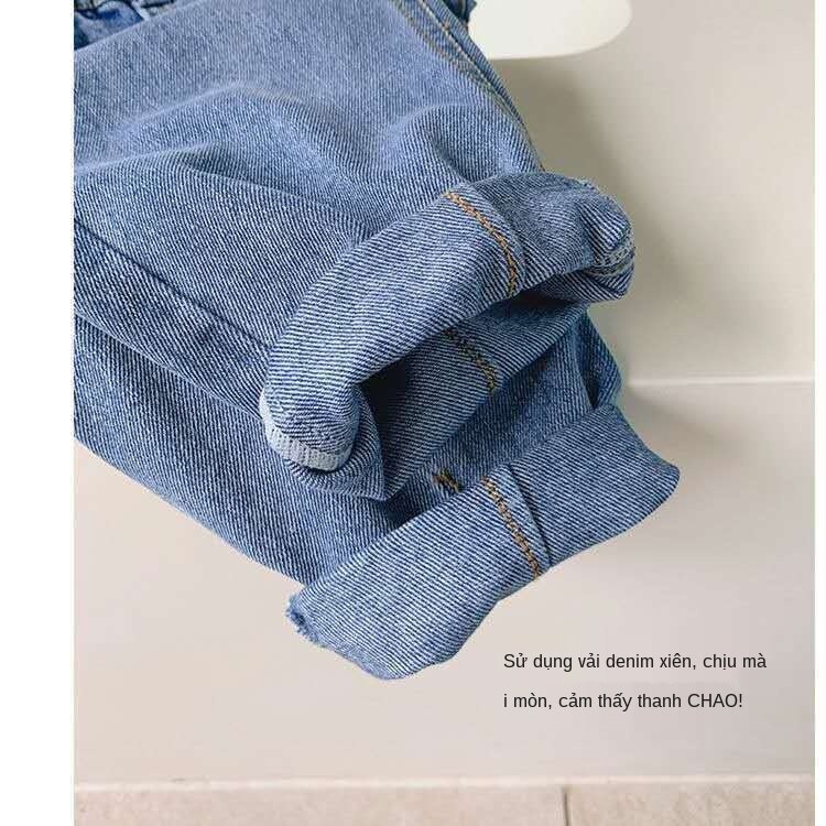 Quần jeans dài phong cách Hàn Quốc cho bé trai 1-6 tuổi