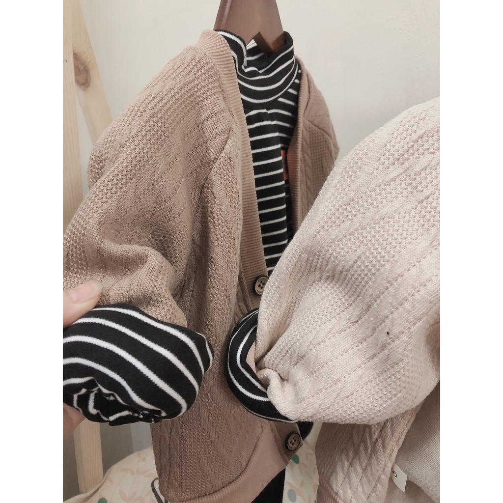 SET BỘ CADIGAN GẤU XINH  - 4 MÓN CHO BÉ TRAI 7-17KG