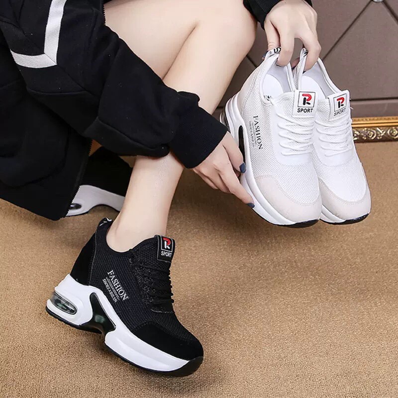 Giầy Đế Độn Nâng Chiều Cao 9Cm Hàng Cao Cấp +Video thật