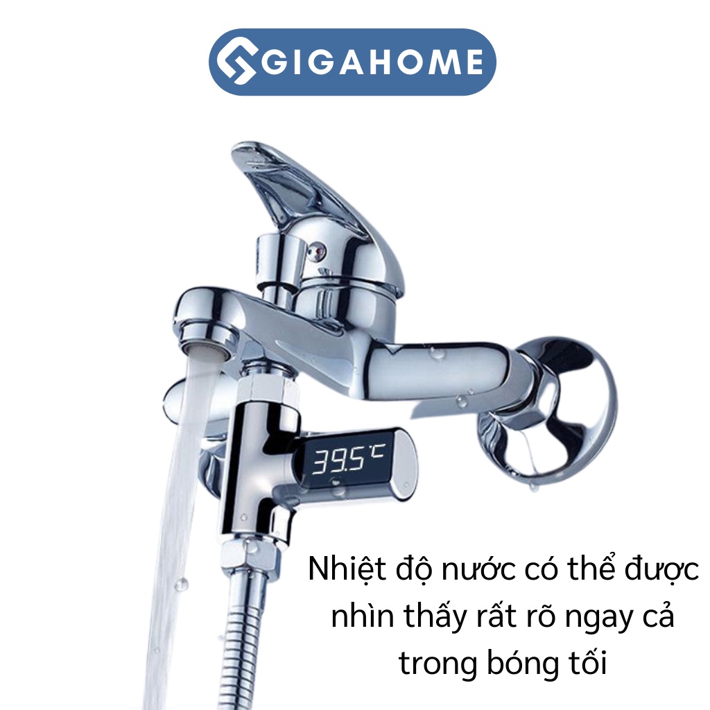 Nhiệt Kế Vòi Sen, Van Cảm Biến Nhiệt Độ Mây Nước Nóng GIGAHOME 8813