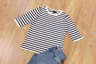 Áo len kẻ topshop