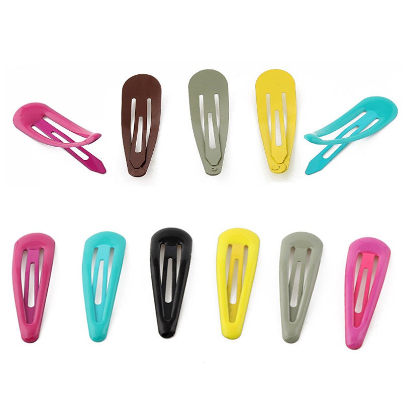 Set 10 Kẹp Tóc Màu Sắc Kẹo Ngọt Xinh Xắn Cho Bé Gái