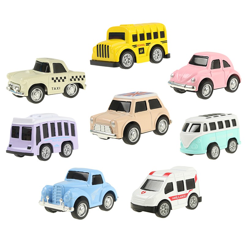 Coolplay Set 8 xe đồ chơi mini bằng hợp kim cho bé