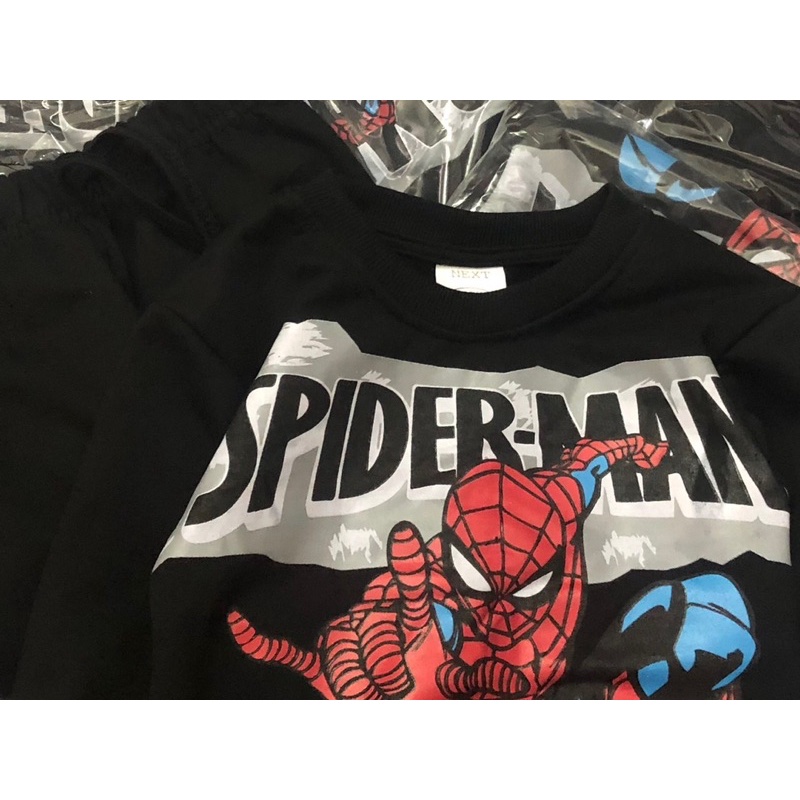 Bộ nỉ bé trai người nhện đen Spiderman N.E.X.T 10-22kg