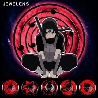 Cặp kính áp tròng JEWELENS hóa trang nhân vật Uchiha Sharingan Itachi Sasuke Kakashi Madara