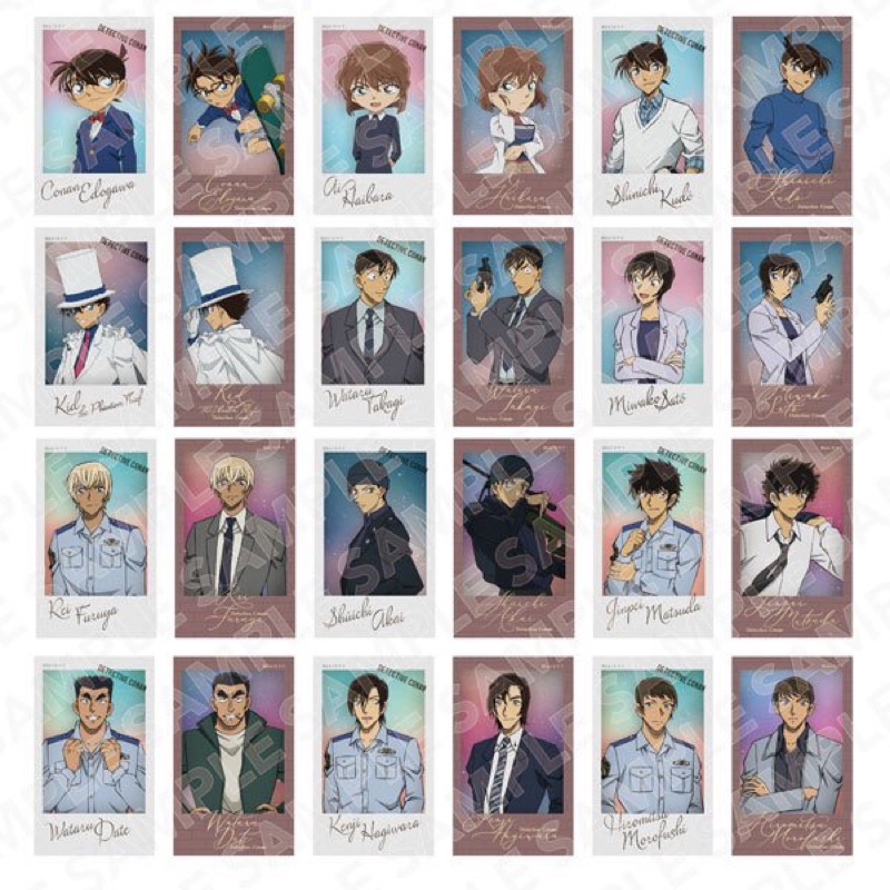 Thẻ card mini bromide Detective Conan