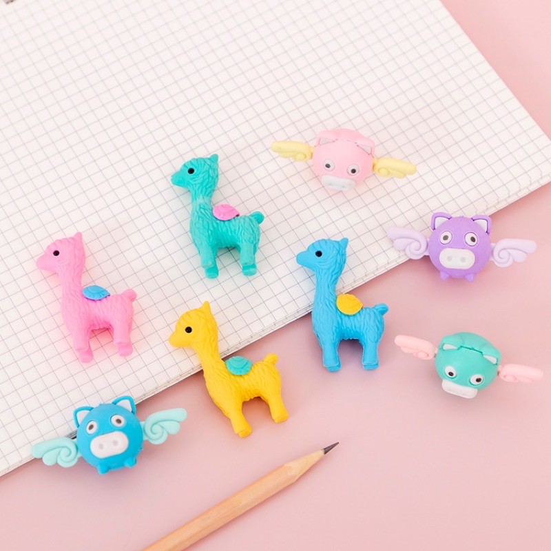 Tẩy chì hình heo có cánh