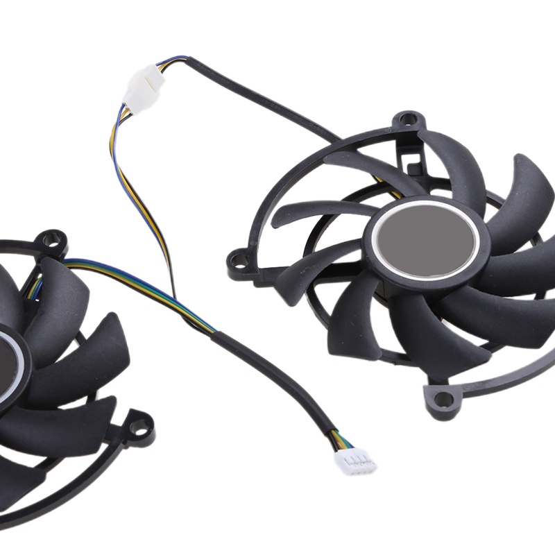 Set 2 Quạt Tản Nhiệt 85MM 4Pin Chuyên Dụng Cho GTX 2060 SUPER GTX1660 1660ti 12V
