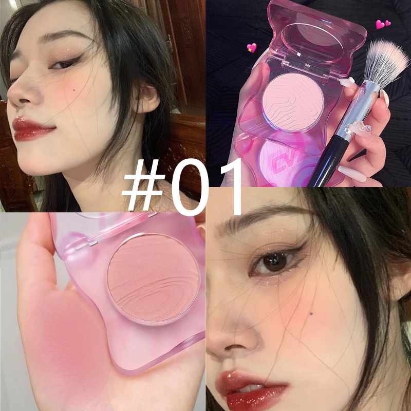 [Hàng mới về]Phấn Má CVZ Hồng Không Thấm Nước Màu Sắc Tự Nhiên