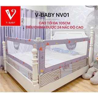 Thanh chắn giường Nhật Bản V-BABY NV01 & N1 hàng cao cấp - 1 hộp 1 thanh