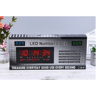 Đồng hồ lịch vạn niên led treo tường - Blue giá rẻ