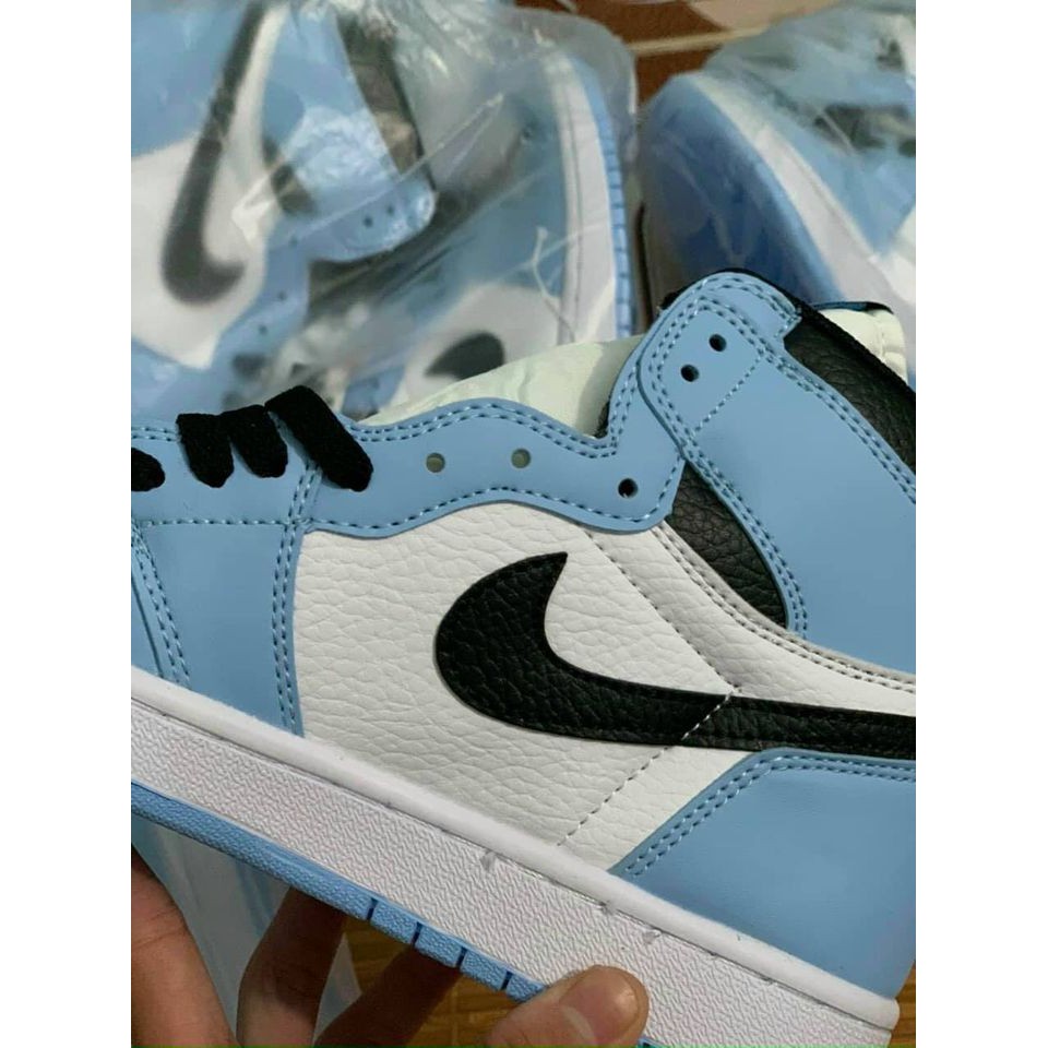 (HOT) [🔥FREESHIP - Trends🔥] 🔥GIÀY Thể Thao Jordan Low 1 Xanh Nhạt Cổ Cao, Giày Air Jordan University Blue High nam nữ | BigBuy360 - bigbuy360.vn