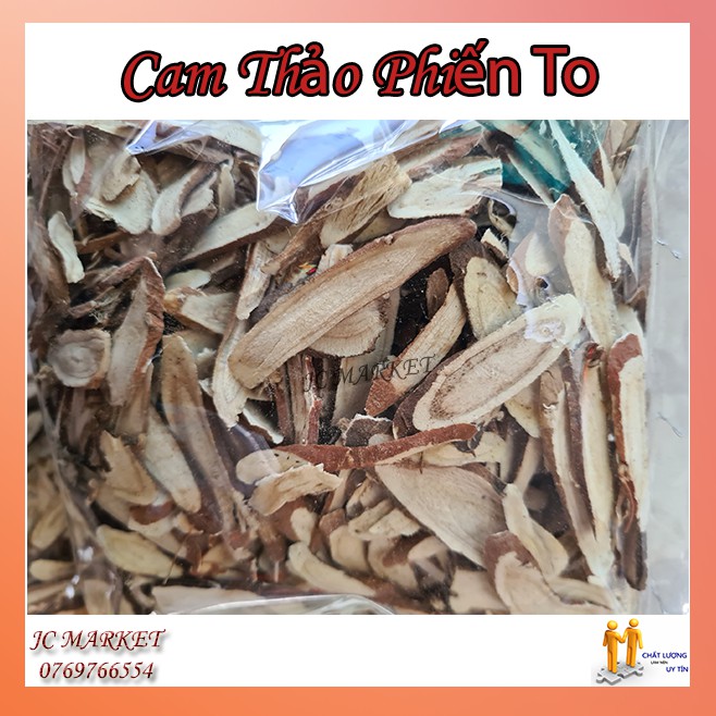 Cam Thảo Phiến Loại To - thuốc bắc, nước sâm [500gram]