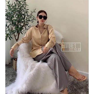 BBSTORE'S Áo sơ Mi Công Sở Vải Lụa Mát Mẻ Không Nhăn  - TK18