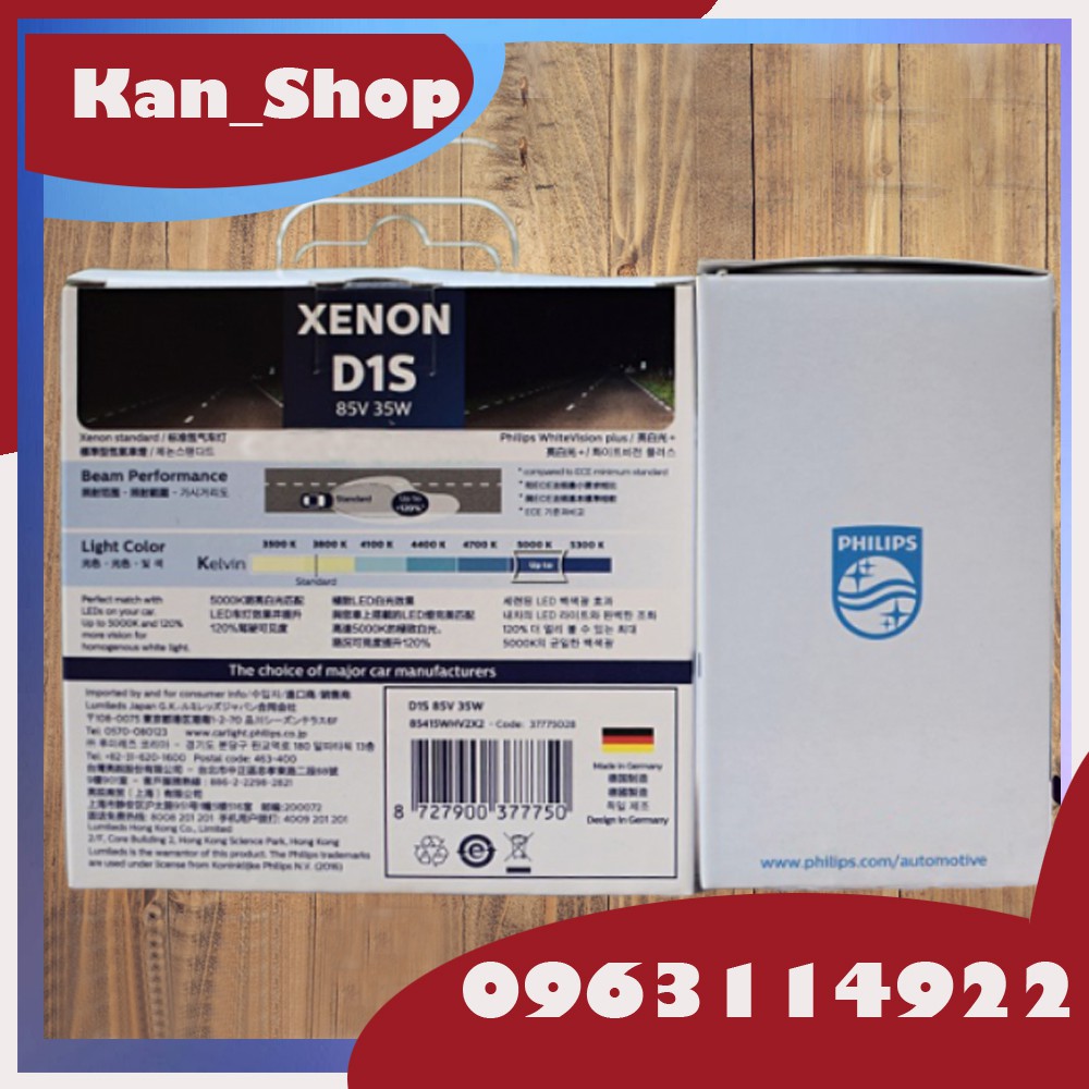 Đèn Xenon Philips Ultimate HID 5000K
