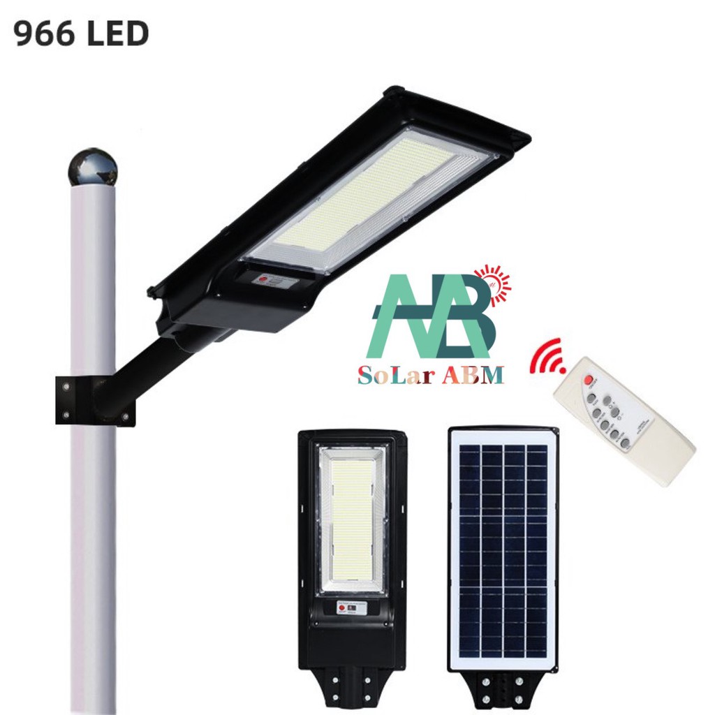 300W Đèn Đường Tấm Pin Liền Thể Năng Lượng Mặt Trời , Cảm Biến Chuyển Động , IP67 Chống Nước , mã: ABM-HX21300A