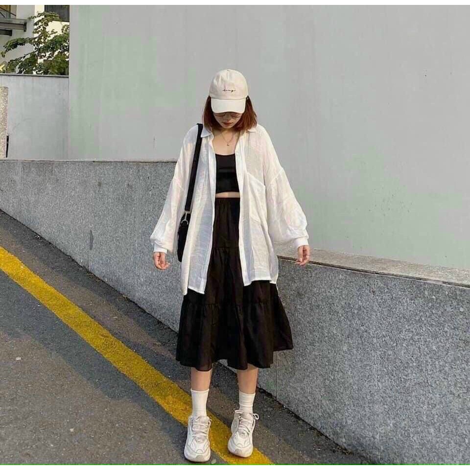 Chân váy von tầng có lót trong chất vải mềm mịn thời trang ulzzang | BigBuy360 - bigbuy360.vn