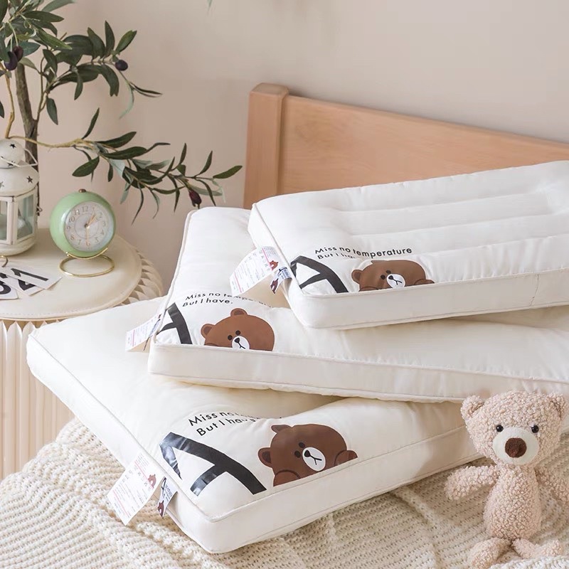 Ruột gối gấu coton linen thoáng khí thấm hút tốt SHOP vũ thị thơm
