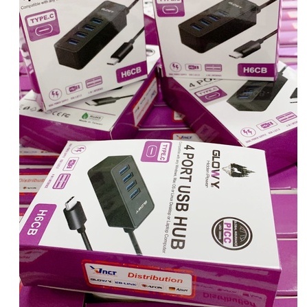 Bộ chia USB _ Hub USB Gloway H6CB _ Bảo hành 12 tháng !!