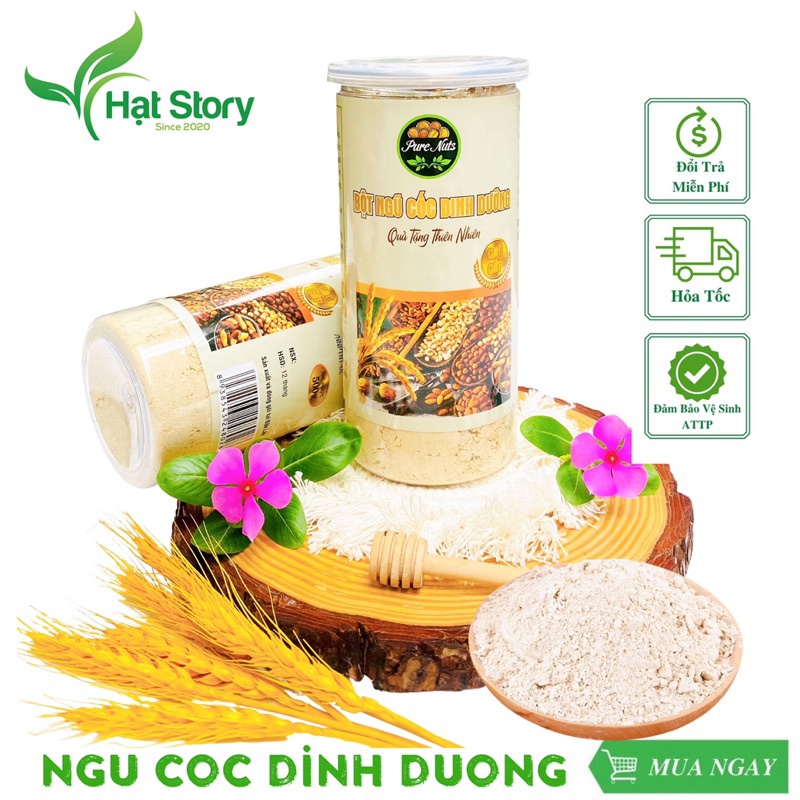 500gram Bột Ngũ Cốc Dinh Dưỡng 17 Loại Hạt, Tăng Cân, Bổ Dưỡng