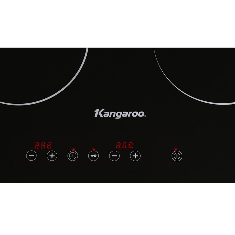 Bếp điện từ đôi Kangaroo KG498N cao cấp mặt kính Ceramic