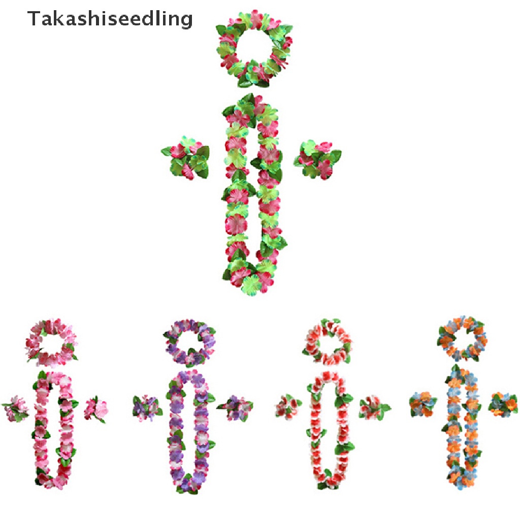 Bộ 4 vòng hoa phong cách Hawaii đẹp mắt