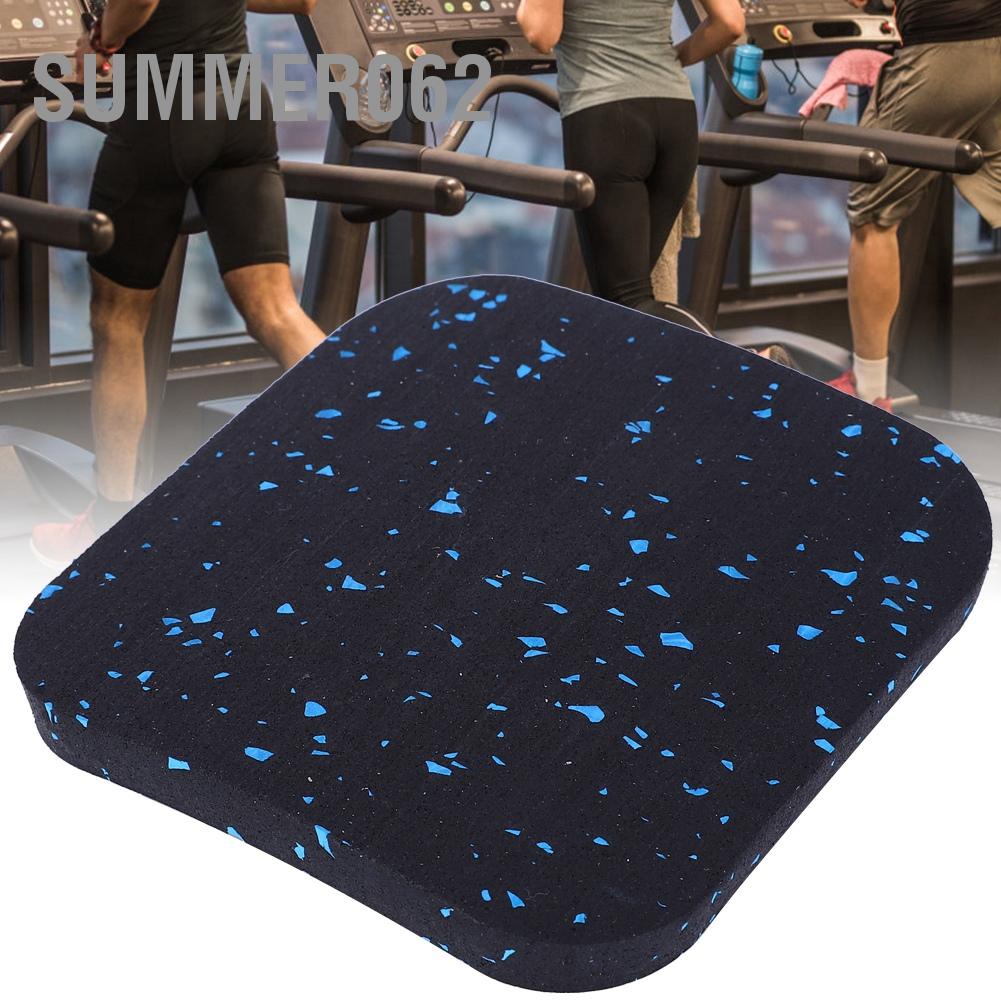 [Hàng Sẵn] Tấm đệm cao su dày 6PCS Máy chạy bộ Giảm chấn giảm xóc Đệm màu tại nhà cho phòng tập thể dục【Summer062】