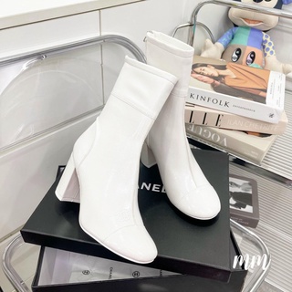 Bốt, boot da lì khóa sau cổ ngắn hot 2023