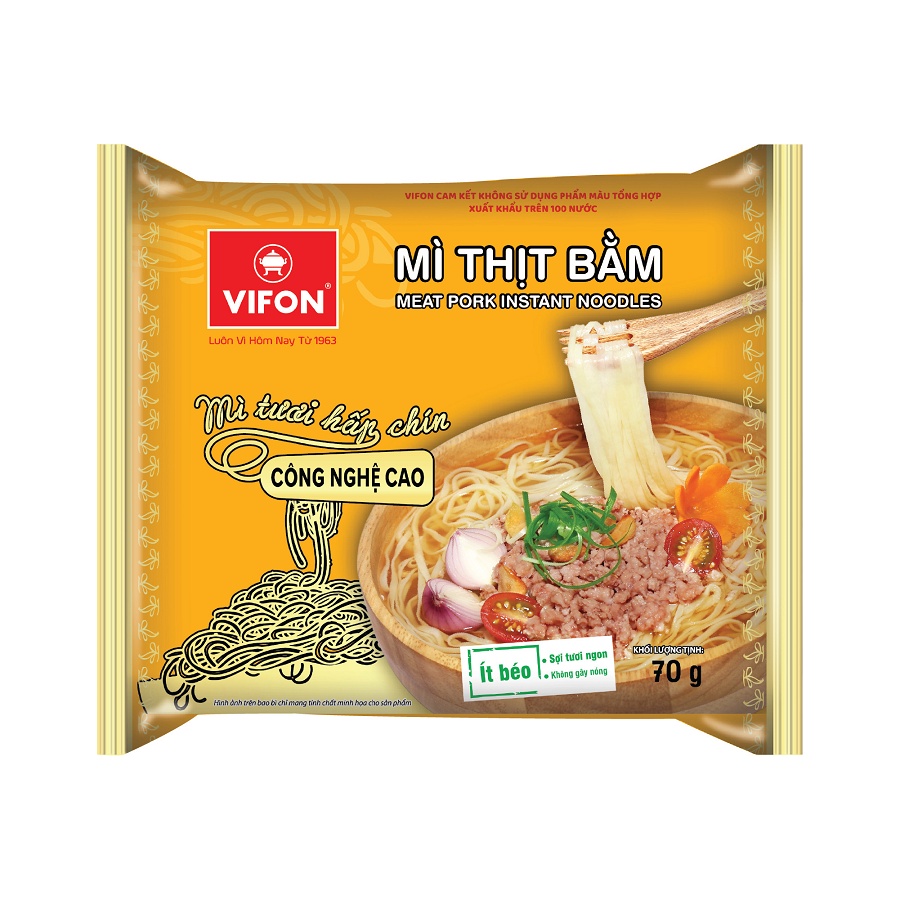 Mì Tươi Vifon Bò Xốt Vang/Thịt Bằm gói 70g | BigBuy360 - bigbuy360.vn